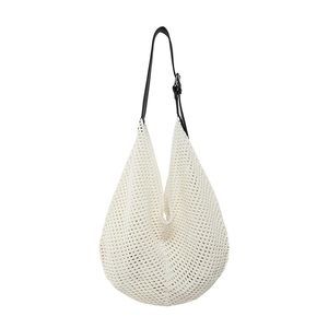 Cotton Crochet String Bag Slouchy Summer Beach Hobo Purse Bohemian ^_^